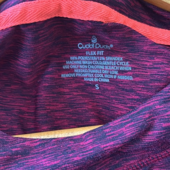 Cuddl Duds Flex Fit Long Sleeved Crew Neck Top, S - Picture 2 of 5